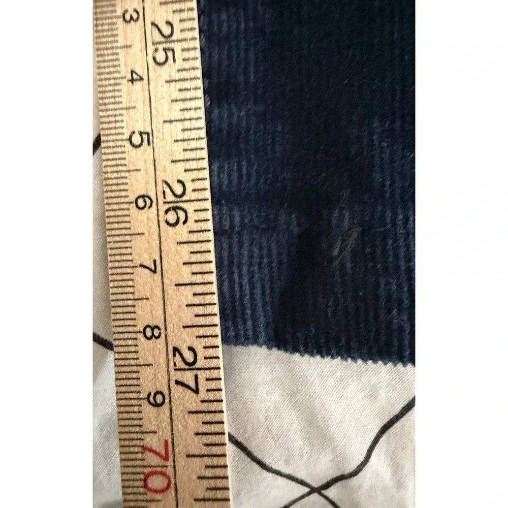 Banana Republic Mens Corduroy Pants Size 33x32 Blue Stretch Cotton Straight Leg